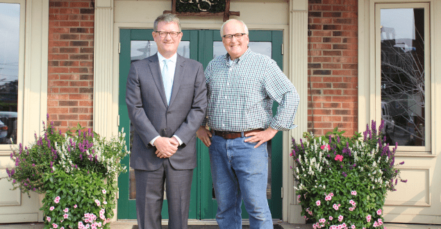 Andrew-Parker-and-Ben-Palmer-Ball group of corporate employees involved in office move